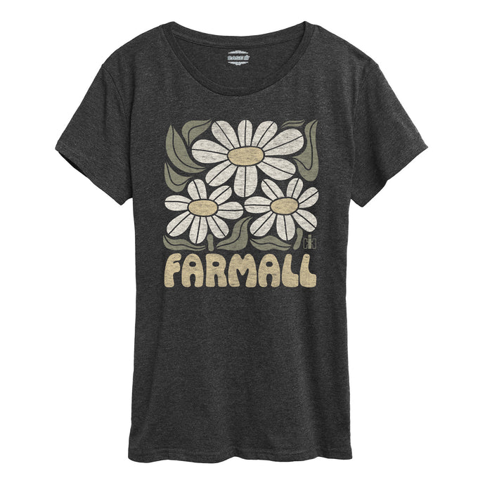 Farmall Retro Daisies Womens Short Sleeve Tee