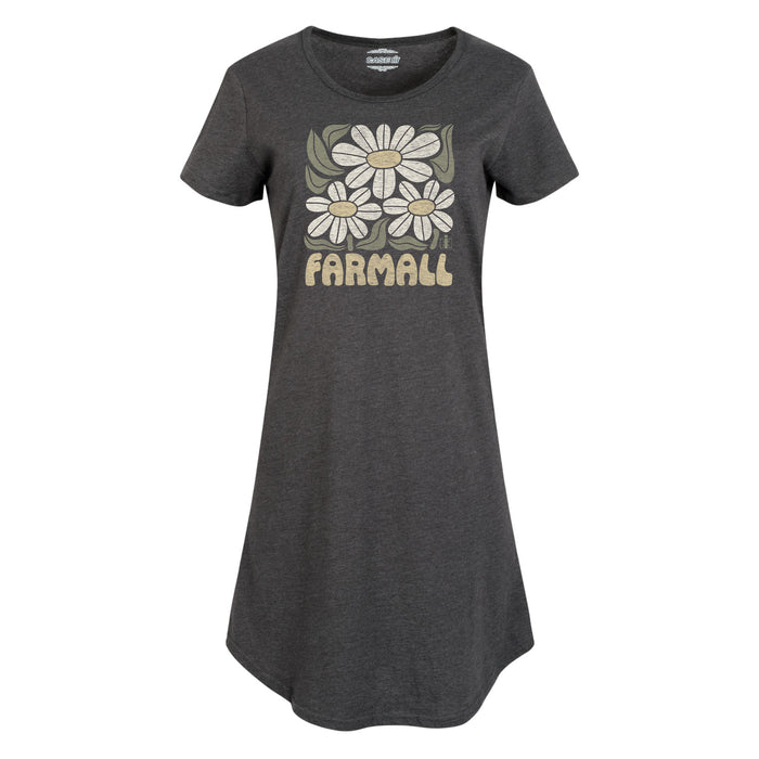 Farmall Retro Daisies Womens Any Way Dress