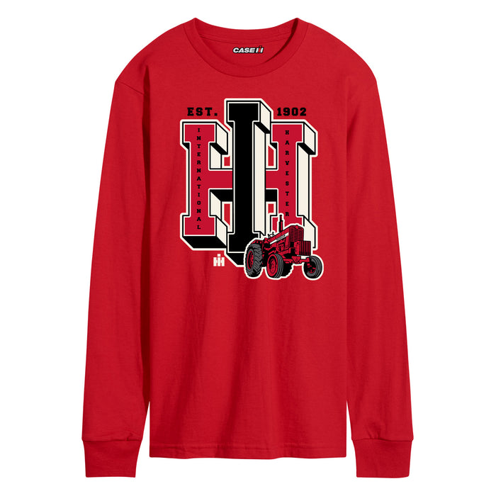 IH Varsity Patch Mens Long Sleeve Tee