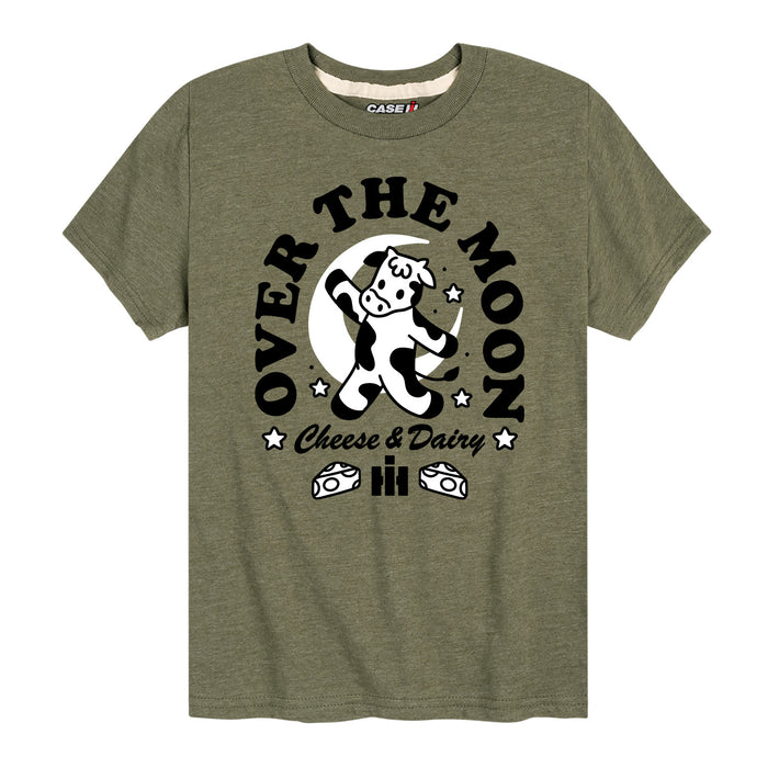 Over the Moon Cheese Dairy Boys Short Sleeve Tee