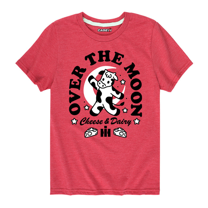 Over the Moon Cheese Dairy Boys Short Sleeve Tee