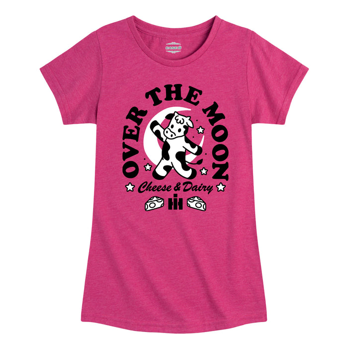 Over the Moon Cheese Dairy Girls Short Sleeve Tee