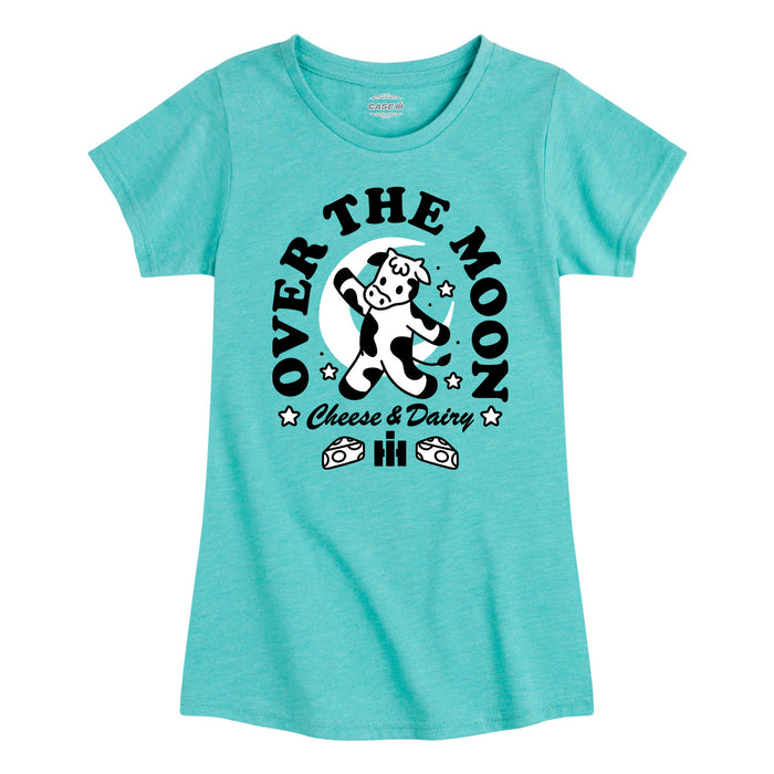 Over the Moon Cheese Dairy Girls Short Sleeve Tee