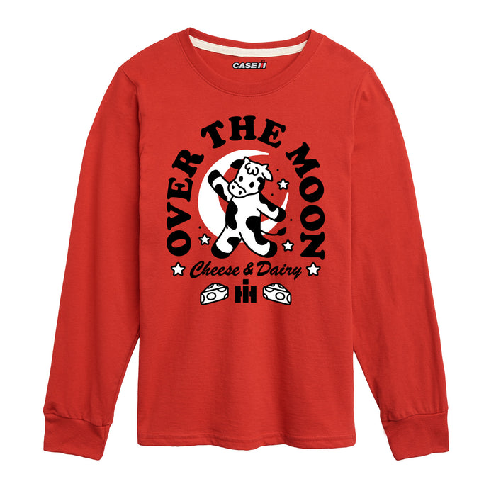 Over the Moon Cheese Dairy Boys Long Sleeve Tee