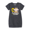 C Is For Cow Girls Fleece Dress