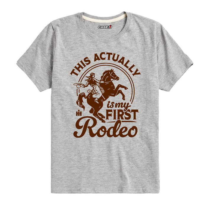 This Actually Is My First Rodeo Boys Short Sleeve Tee