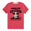 Wanna Hear An Udder Cow Joke Boys Short Sleeve Tee