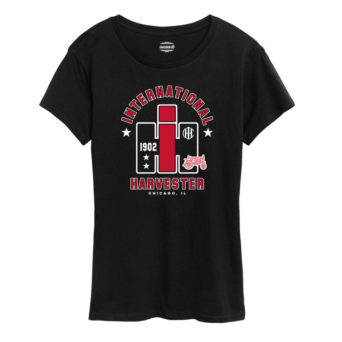 Case IH Letterman Womens Short Sleeve Classic Fit Tee