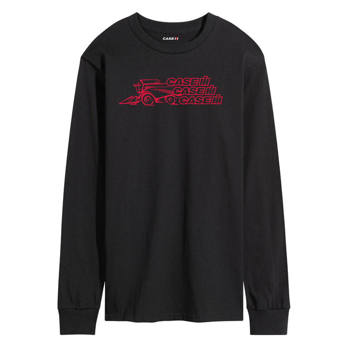 Case IH Logo Stack Men's Long Sleeve Tee
