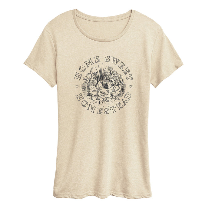 Case IH Home Sweet Homestead Womens Short Sleeve Classic Fit Tee