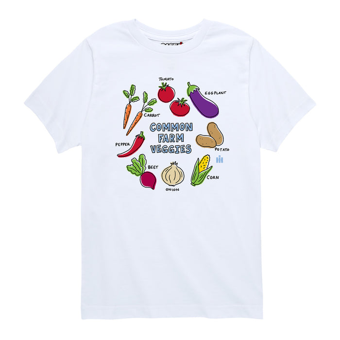 COMMON FARM VEGGIES - Kids YOUTH SHORT SLEEVE TEE