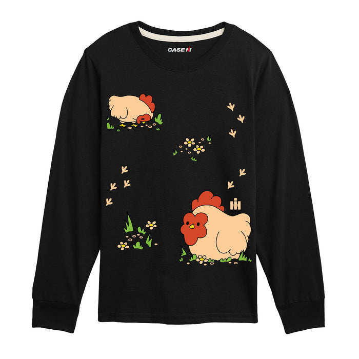 IH FARM FAUX Oversized- Kids KIDS LONG SLEEVE TEE