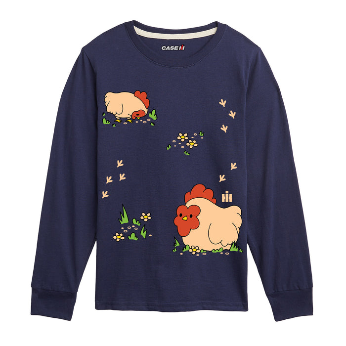 IH FARM FAUX Oversized- Kids KIDS LONG SLEEVE TEE