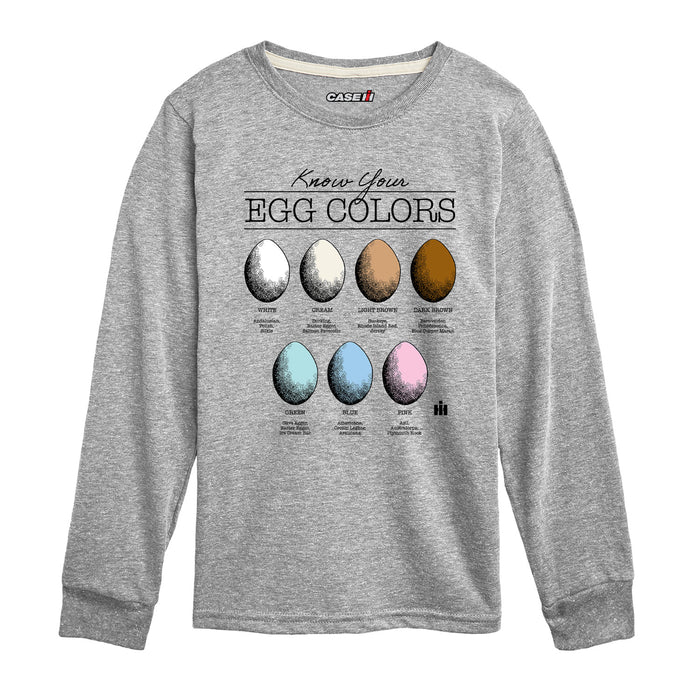 KNOW YOUR EGGS - Kids KIDS LONG SLEEVE TEE