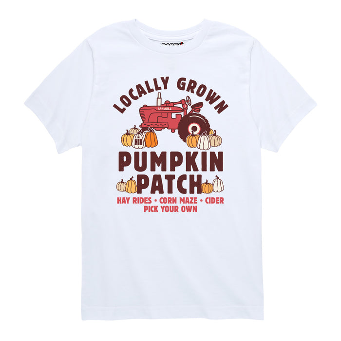 PUMPKIN PATCH FARMALL - Kids YOUTH SHORT SLEEVE TEE