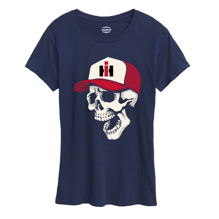 CNH Skull Hat Womens Short Sleeve Tee