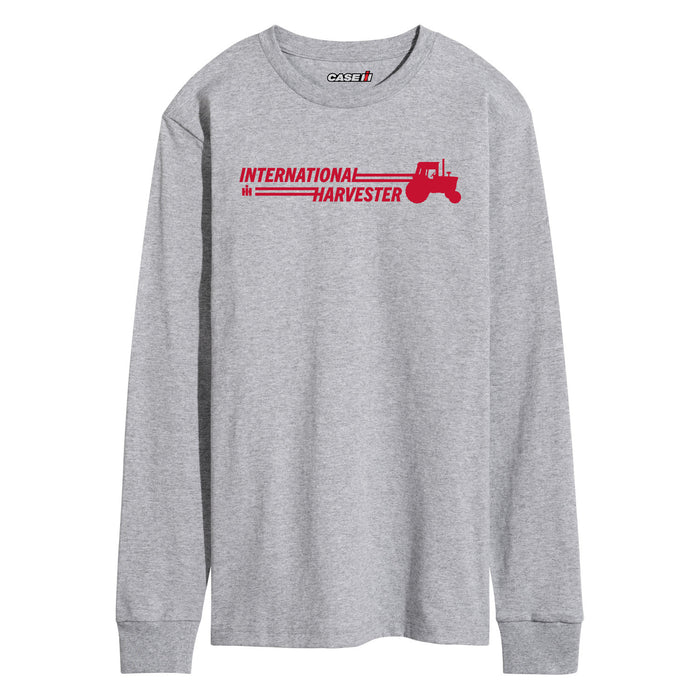 IH Tractor Horizontal Chest Hit Mens Long Sleeve Tee