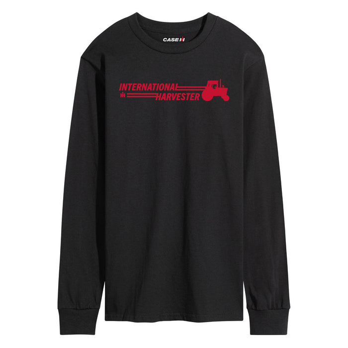 IH Tractor Horizontal Chest Hit Mens Long Sleeve Tee