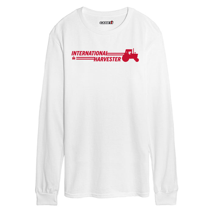 IH Tractor Horizontal Chest Hit Mens Long Sleeve Tee
