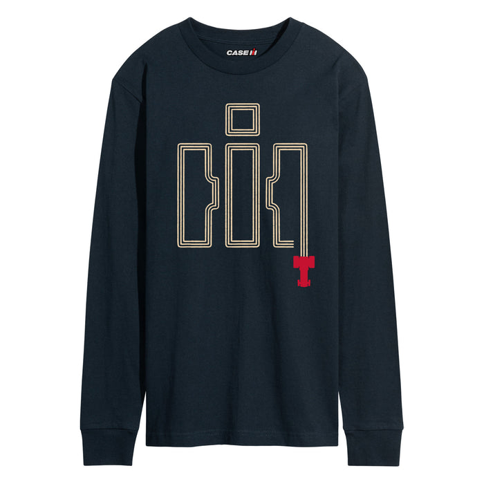 IH Tractor Tracks Mens Long Sleeve Tee
