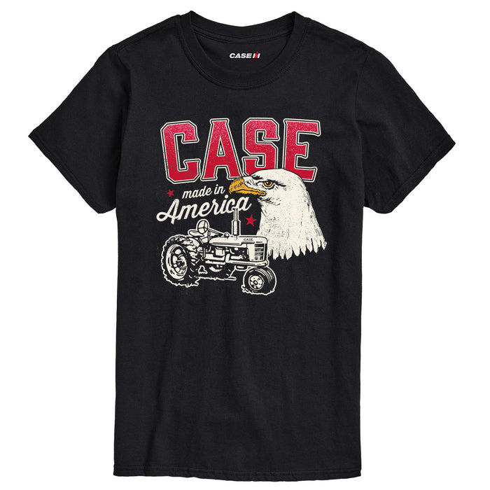 Retro Case Old Abe And Tractor Mens Big And Tall Short Sleeve Tee