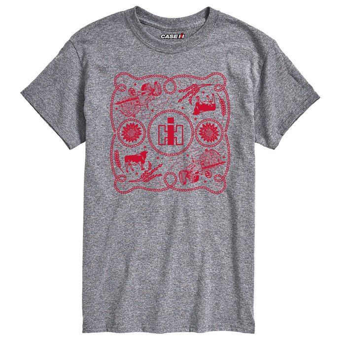 Western IH Bandana Mens Big And Tall Short Sleeve Tee