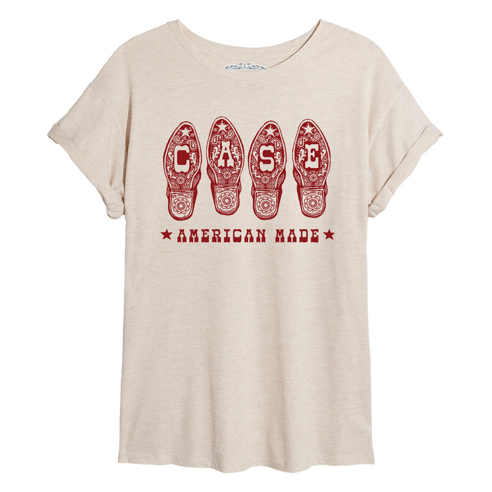 Case IH - Boots - Juniors Oversized Short Sleeve Tee