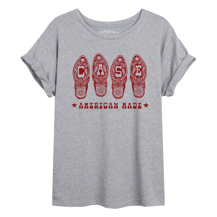 Case IH - Boots - Juniors Oversized Short Sleeve Tee