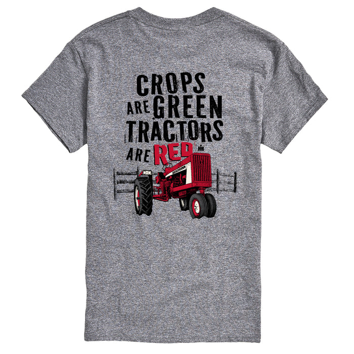 Case IH - Crops Green Tractors Red - Men's Short Sleeve Tee