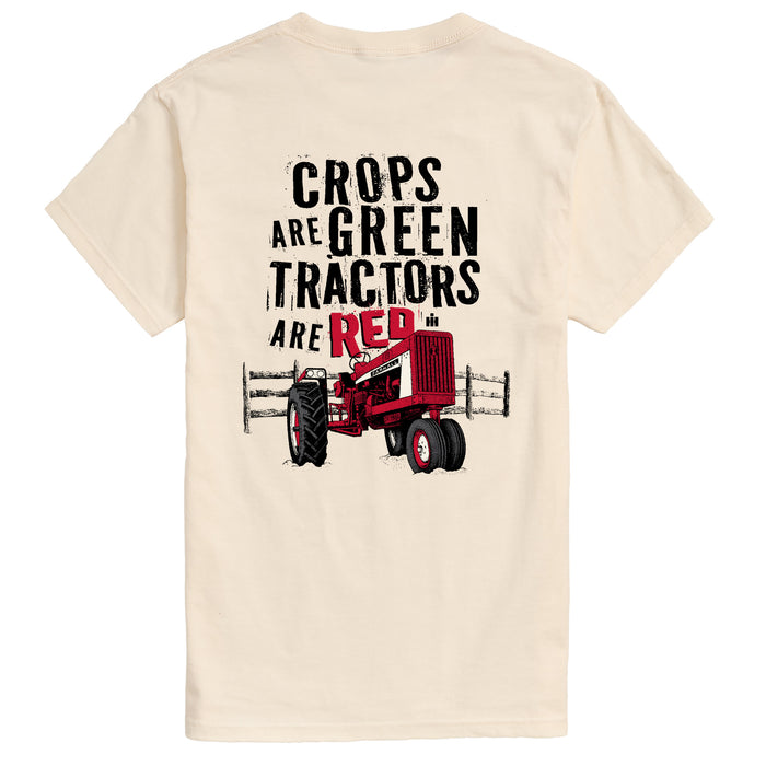 Case IH - Crops Green Tractors Red - Men's Short Sleeve Tee