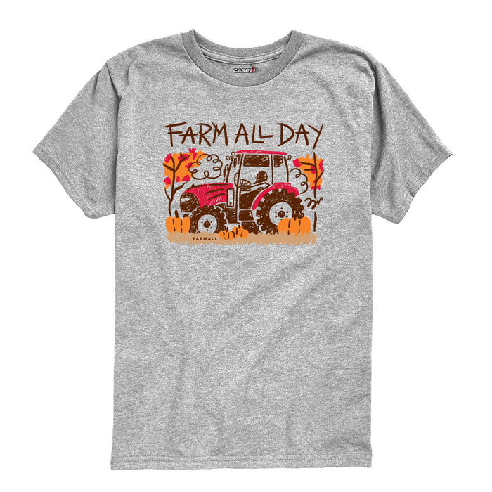 Case IH - Farm All Day Tractor - Toddler Short Sleeve Tee