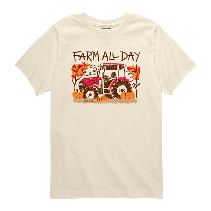 Case IH - Farm All Day Tractor - Toddler Short Sleeve Tee