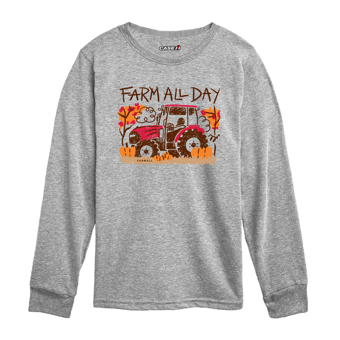 Case IH - Farm All Day Tractor - Toddler Long Sleeve Tee