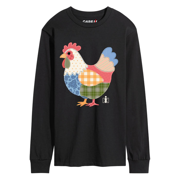 Case IH - Patchwork Chicken - Men's Long Sleeve Tee