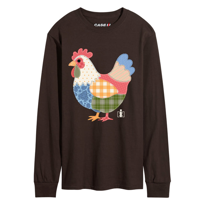 Case IH - Patchwork Chicken - Men's Long Sleeve Tee