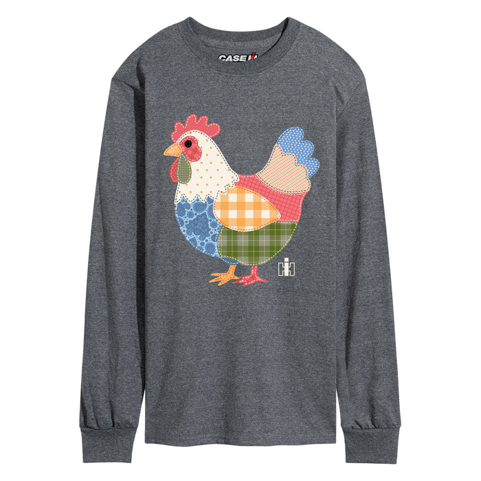 Case IH - Patchwork Chicken - Men's Long Sleeve Tee
