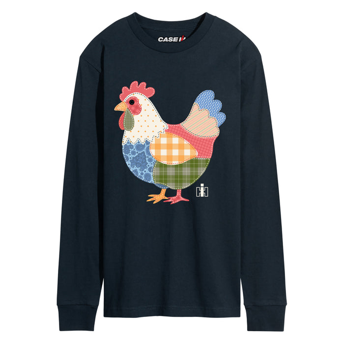 Case IH - Patchwork Chicken - Men's Long Sleeve Tee