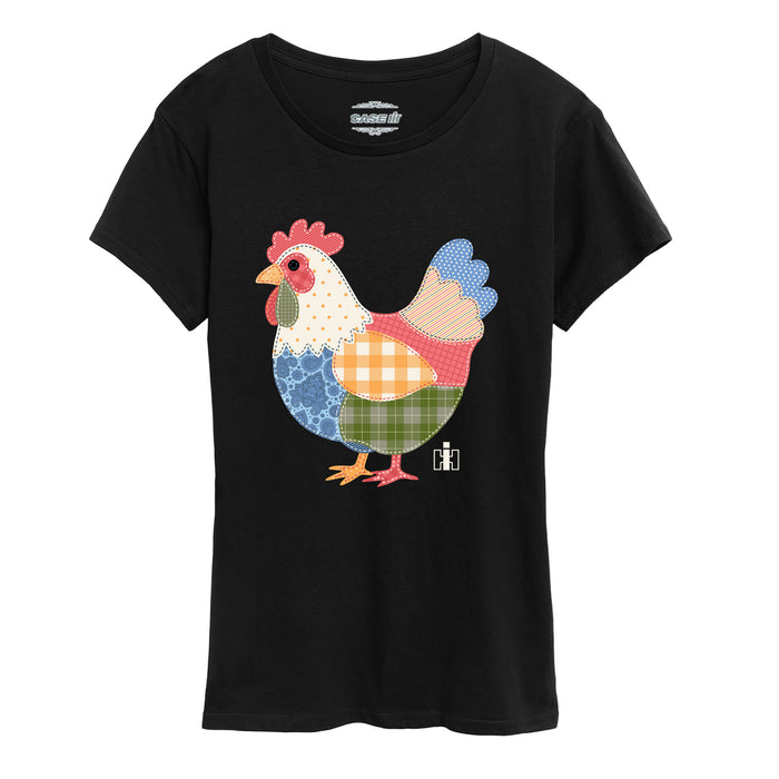 Case IH - Patchwork Chicken - Women's Short Sleeve Classic Fit Tee