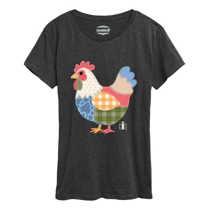 Case IH - Patchwork Chicken - Women's Short Sleeve Classic Fit Tee