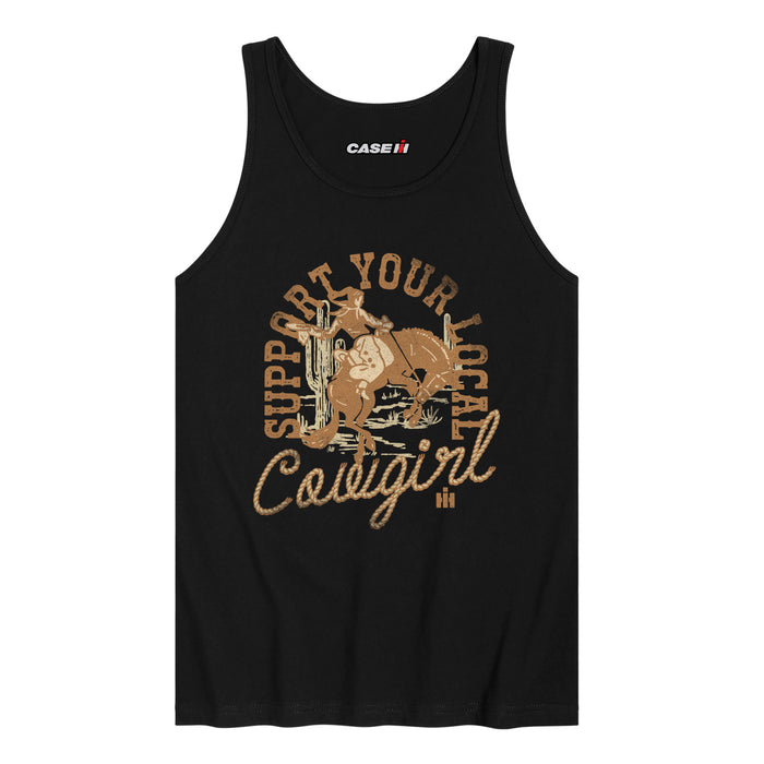 Case IH - SUPPORT YOUR LOCAL COWGIRL Vintage Faded - Men's TANK TOP