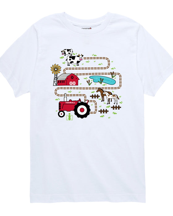 Case IH - Tractor Road Map - Toddler Short Sleeve Tee