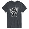 Sasquatch Fishing Mens Big and Tall Short Sleeve Tee