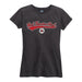 Red Tractor Girl Tail Ladies Short Sleeve Classic Fit Tee