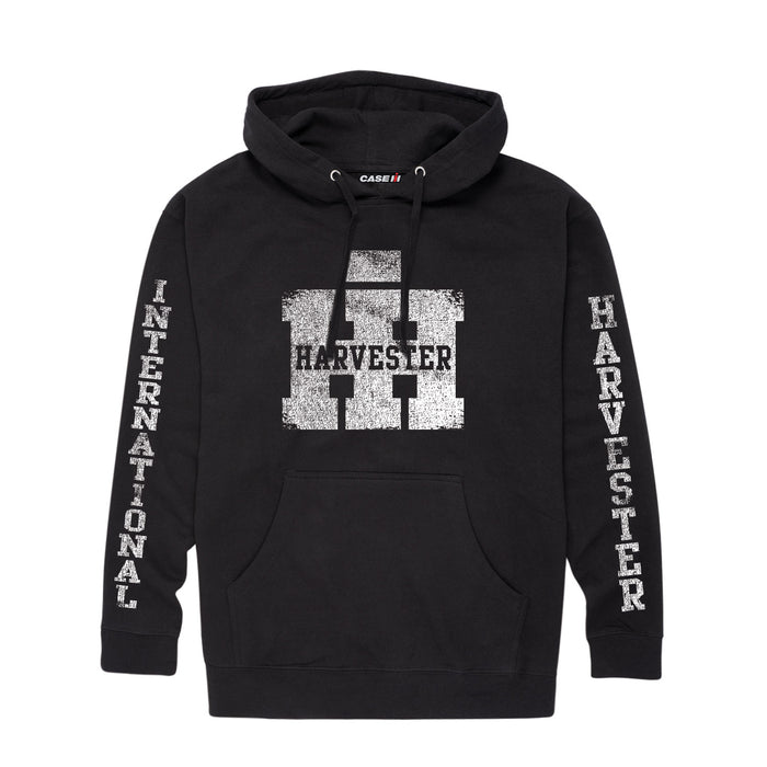 IH College Harvester Chest And Arms Adult Pullover Hood
