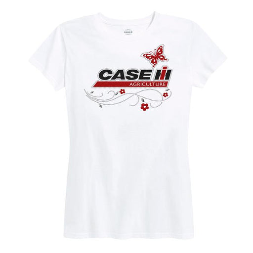 Case Butterfly Ladies Short Sleeve Classic Fit Tee