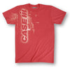 Vertical CaseIH Men's Short Sleeve T-Shirt