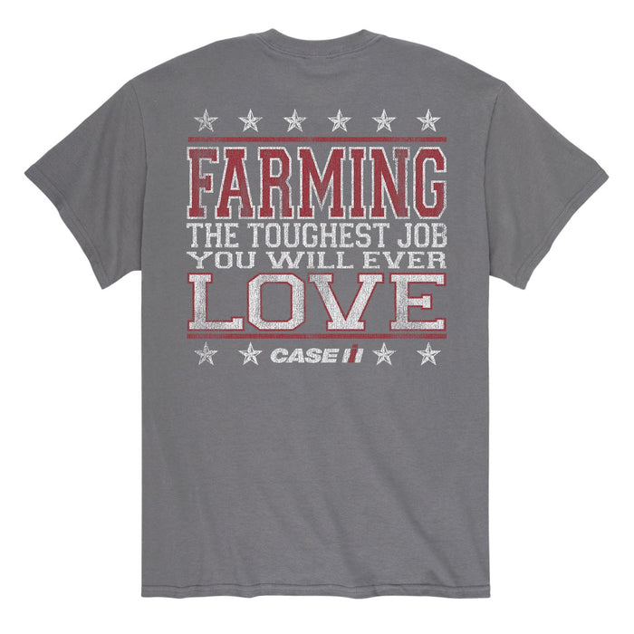 Case IH Farming The Toughest Job Men's Short Sleeve T-Shirt