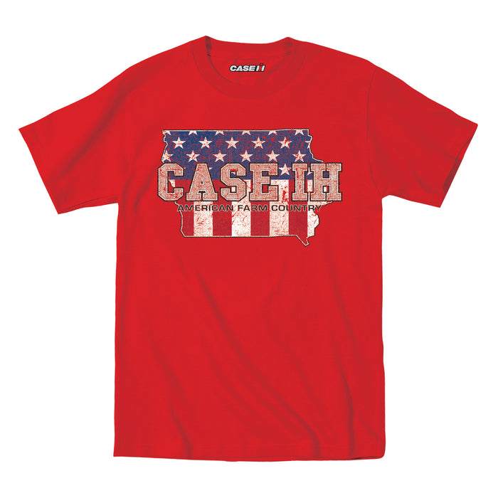 Case IH Country Patriotic IA Men's Short Sleeve T-Shirt