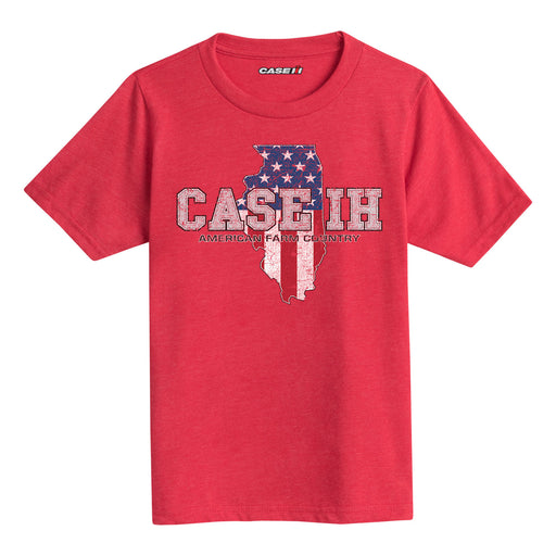 Case Ih Country Patriotic Il Kids Short Sleeve Tee