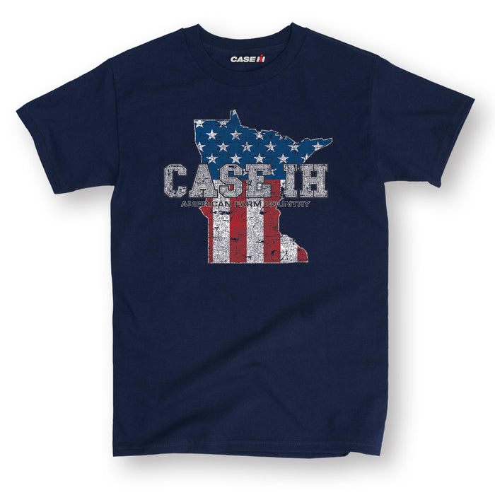 Case IH Country Patriotic MN Men's Short Sleeve T-Shirt